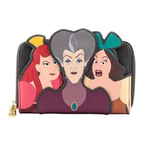 Loungefly Disney Villains Scene Evil Stepmother And Step Sisters Wallet NWT